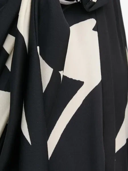 Rochie Dkny cu imagine cu imprimeu abstract de costum negru