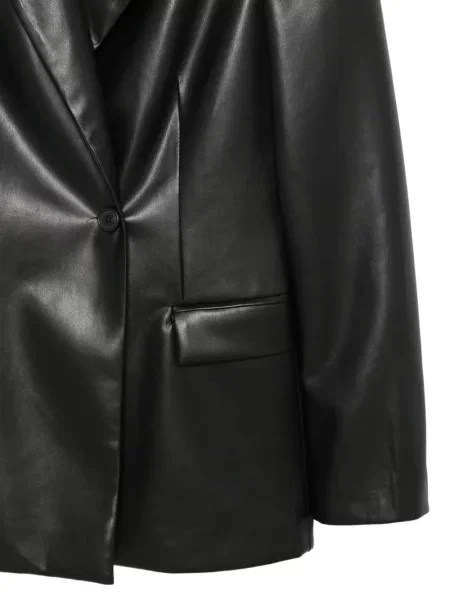 Sacou Aniye By din piele negru