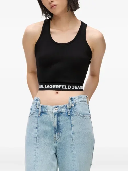 Top Karl Lagerfeld Jeans negru