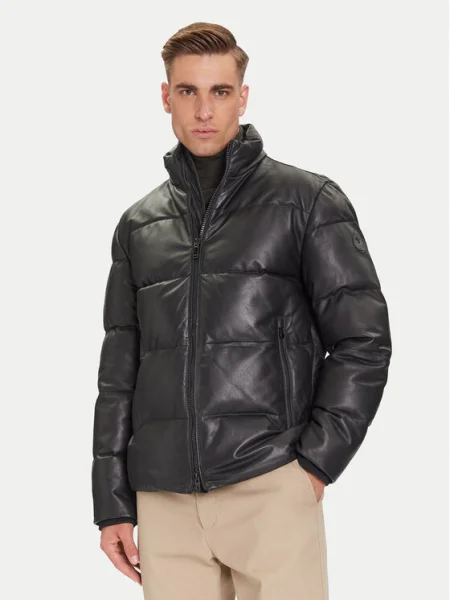JOOP! Geacă de piele 17 Loman negru