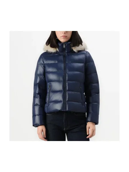 Geacă Tommy Hilfiger albastru