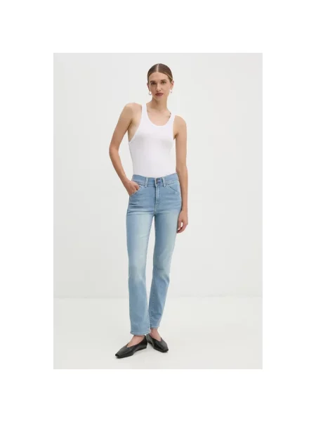 Levi's jeansy TAILORED STRAIGHT niebieskie