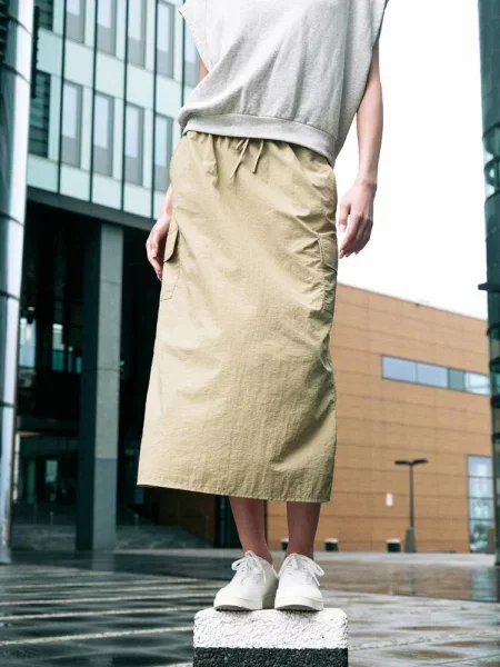 Спідниця міді DIVERSE хакі