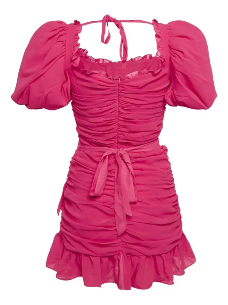 Rochie Mergim de costum roz