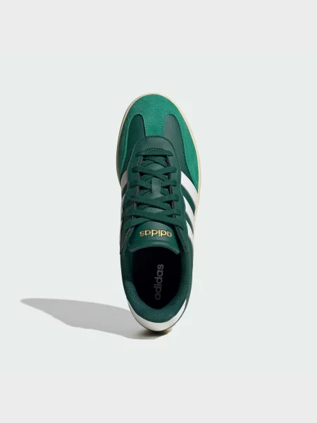 Замшевые кеды Adidas зеленые