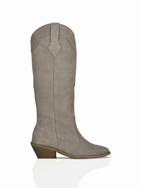 Замшеві Чоботи Kasandra бежевий