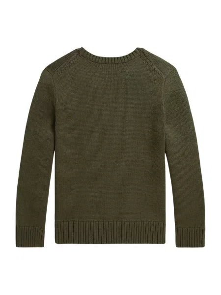 Dzianinowy sweter Ralph Lauren zielony