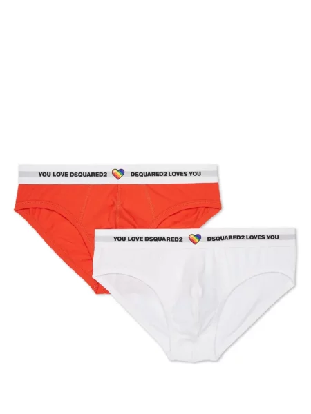 Set gacica Dsquared2 s autogramom narančasta
