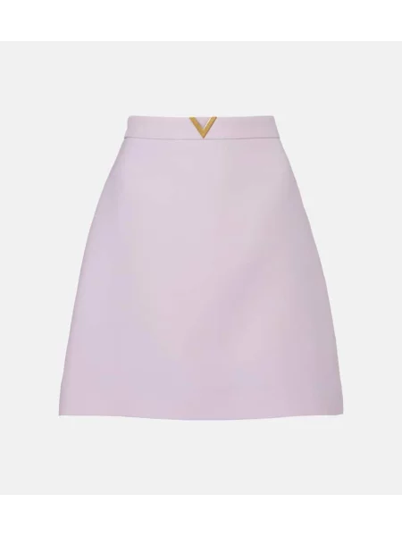 Fustă Valentino de lână violet