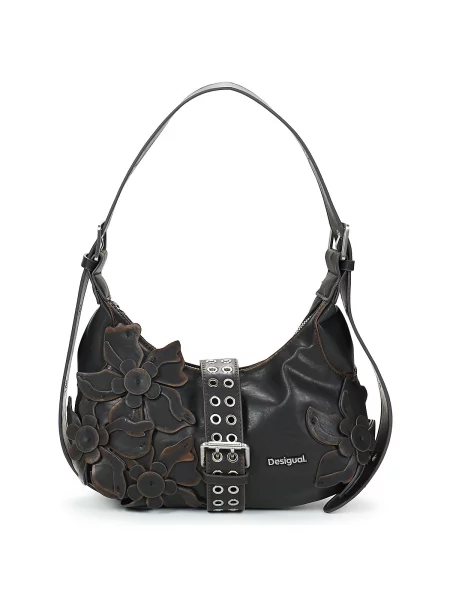 Desigual Geantă de umăr ciocolatiu negru