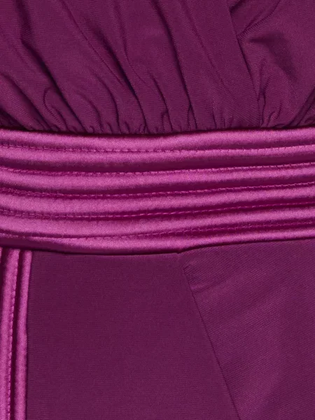 Rochie mini Zhivago din satin violet