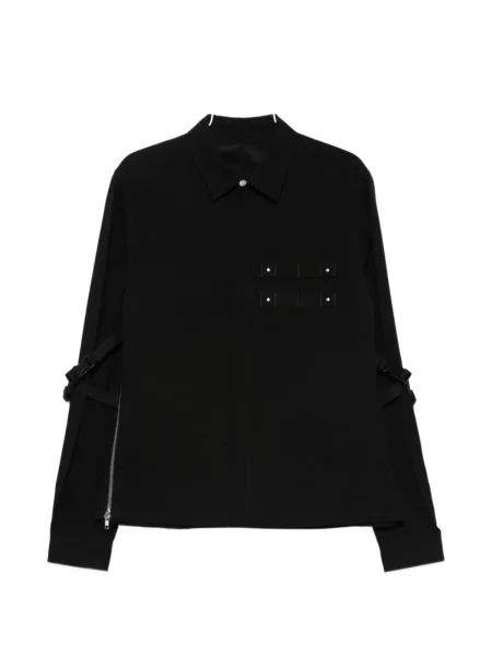 Cămașă Rick Owens cu cataramă cu bretele negru