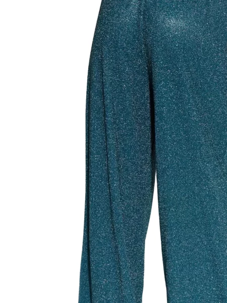Pantaloni Oseree plisate albastru
