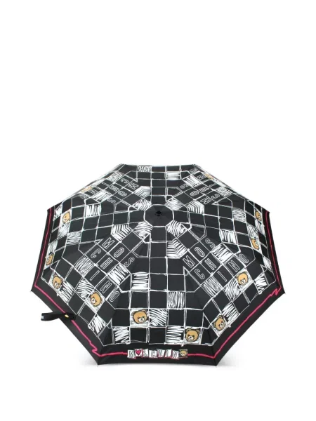 Umbrelă Moschino cu imagine negru