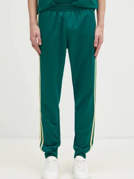 Donji dio trenirke adidas Originals SST TP s aplikacijom zelena