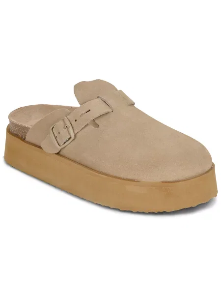 Pantofle D.franklin na platformě béžové