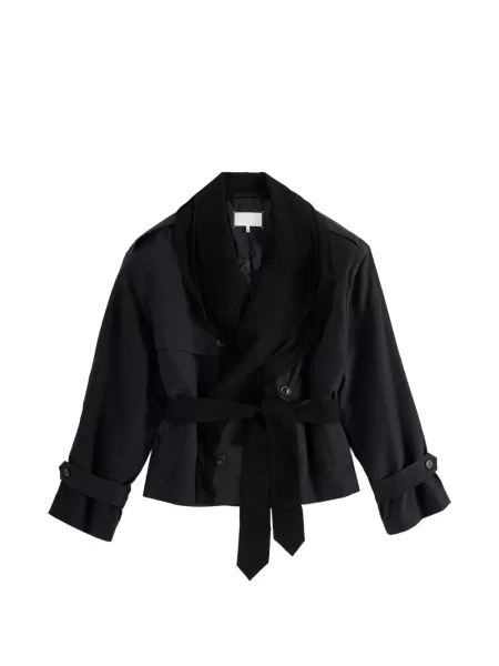 Trenci Maison Margiela din jerseu negru
