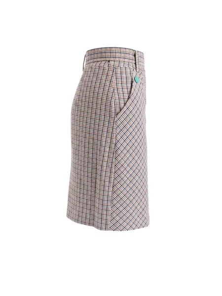 Spódnica mini Trussardi beżowa