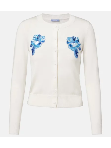 Cardigan Leo Lin alb