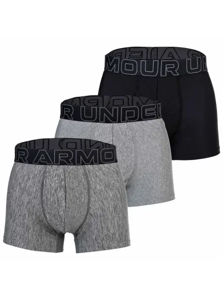 UNDER ARMOUR Sport alsónadrágok / melír / fekete szürke