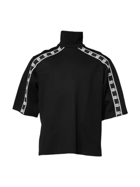 Koszulka Dolce And Gabbana z nadrukiem czarna