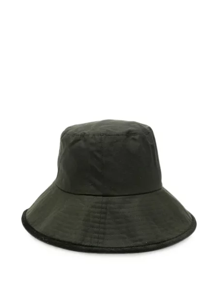Pălărie Barbour de catifea cord verde