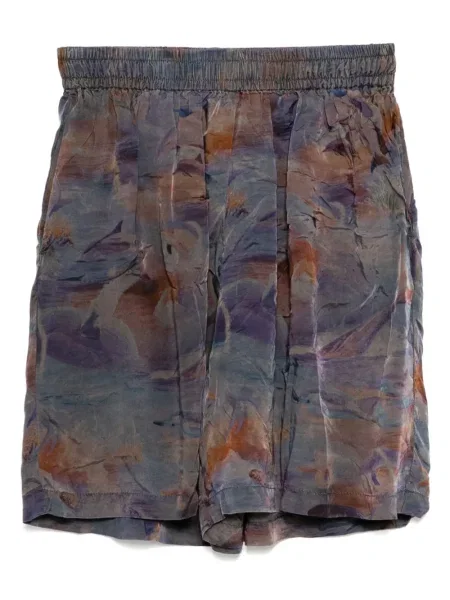 Шорти Stain Shade с принт кафяво