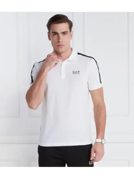 Polo alb