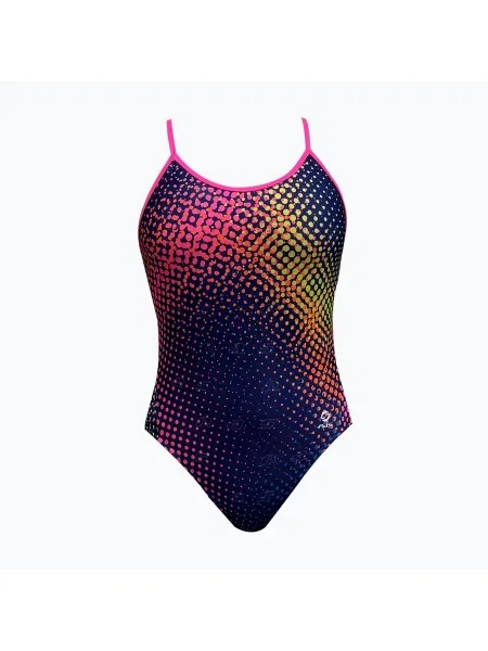 Costum de baie întreg pentru femei RAS Dots Active Back multicolor