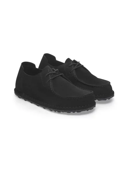 Półbuty Birkenstock koronkowe czarne