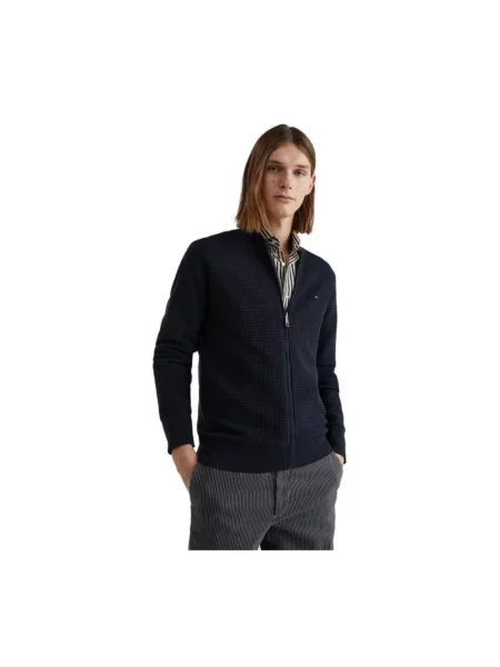 Bluza Tommy Hilfiger z kapturem niebieska