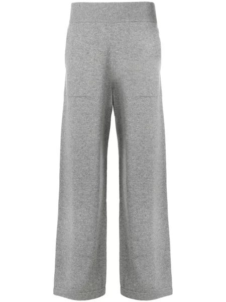 Pantaloni Barrie tricotate gri