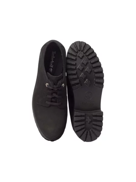 Poltopánky Timberland z nubuku čierna