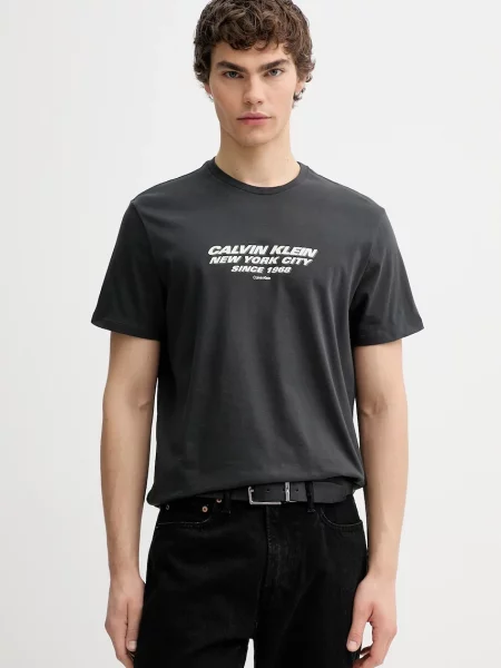 Kratka majica Calvin Klein črna