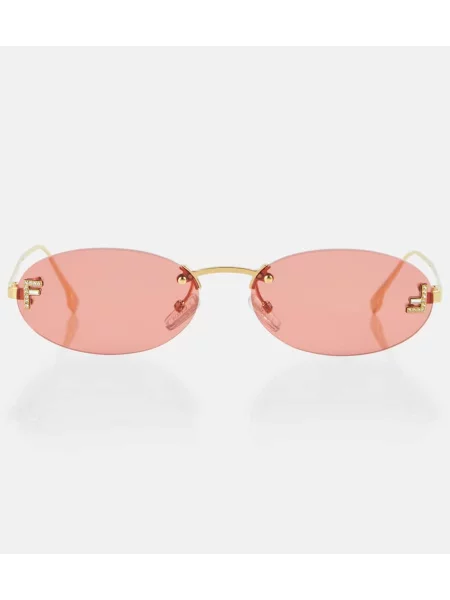 Sunčane naočale Fendi ružičasta