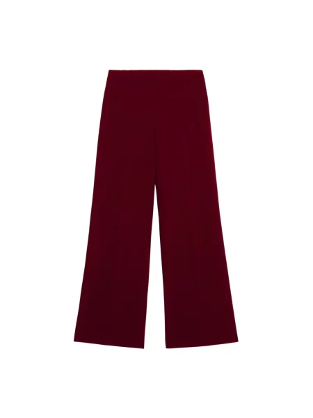 Spodnie Oltre z krepy czerwone
