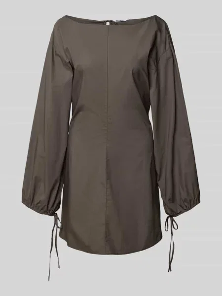 Sukienka mini z dekoltem w łódkę model ‘Nile’ Weekday