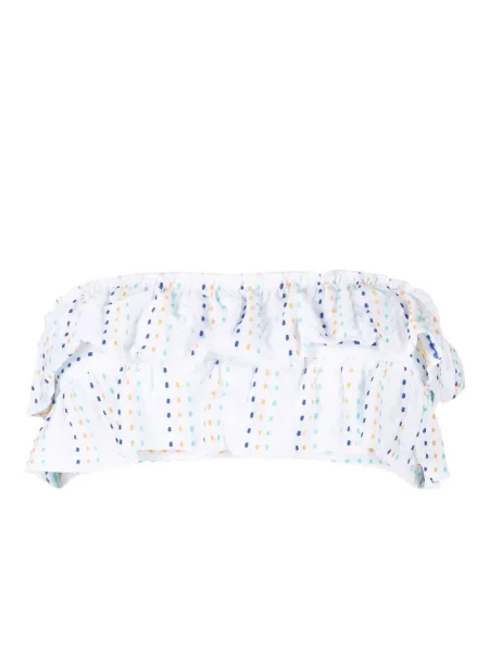 Bikini Solid & Striped w paski żółty