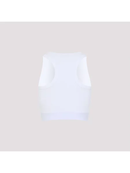 Top Givenchy o skróconej długości z logo biały