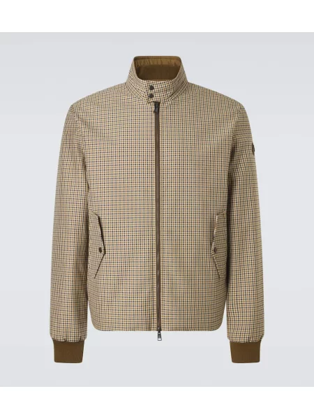 Пухено яке Moncler бежово