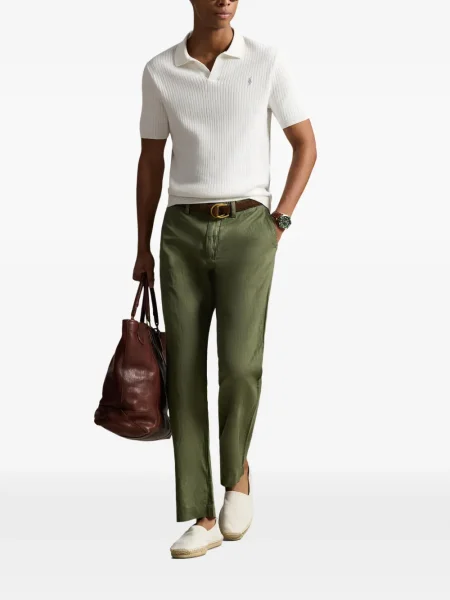 Кожени чорапи Polo Ralph Lauren с отворена пета с пейсли десен бяло