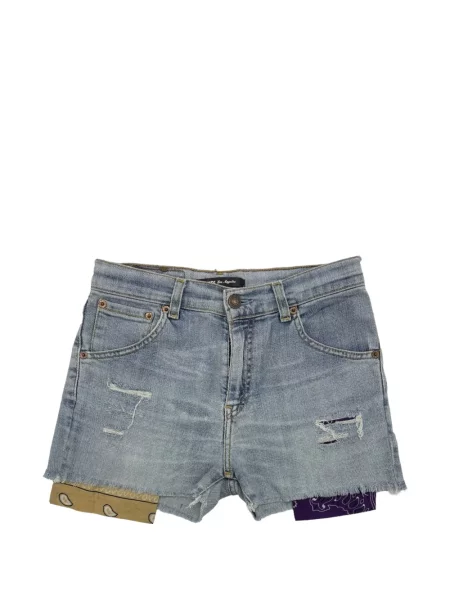 Pantaloni scurți Htc Los Angeles zdrențuiți albastru