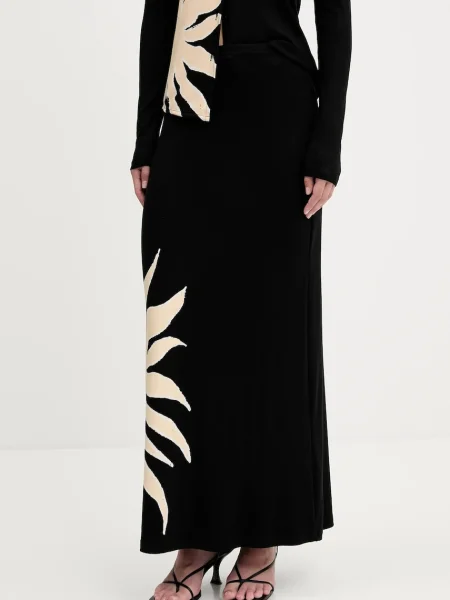 Never Fully Dressed fustă maxi drept negru