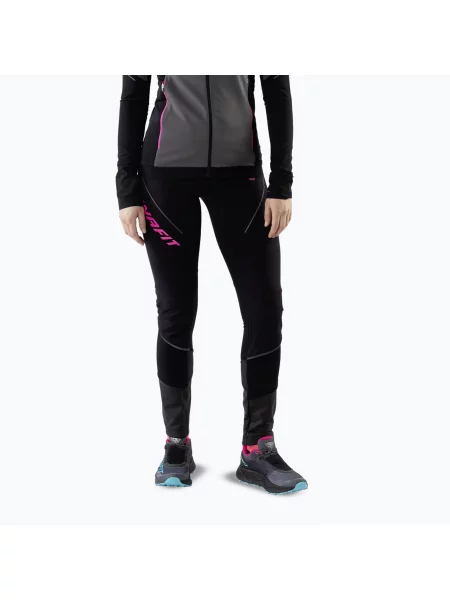 Pantaloni de alergare pentru femei DYNAFIT Alpine Warm black out negru