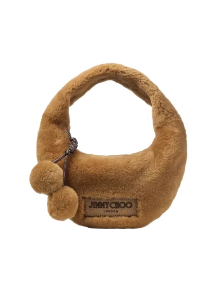 Torebka hobo Jimmy Choo brązowa