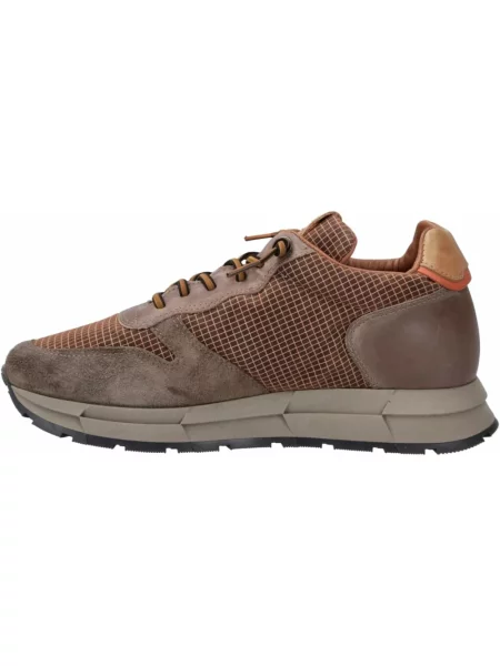 Sneakersy Cetti skórzane brązowe