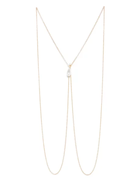 Body Beatriz Palacios cu perle auriu