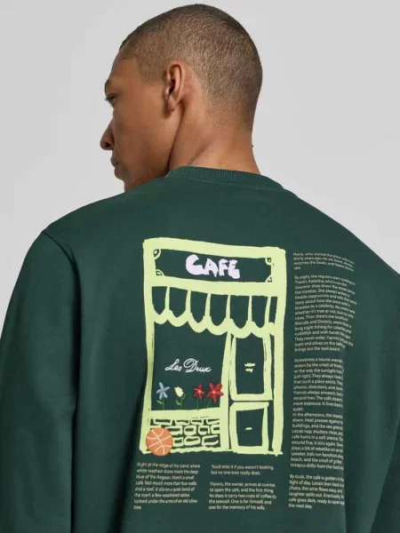 Bluza z detale z logo i okrągły dekolt Les Deux