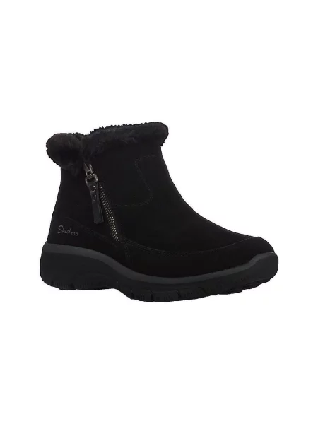 Kotníkové boty Skechers černé