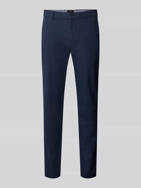 Spodnie materiałowe o kroju slim fit z z tyłu model ‘Brody’ Cinque granatowe